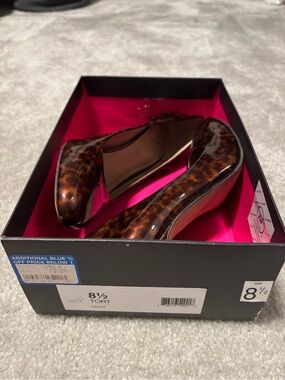 Vince Camuto Tortoiseshell Pointed Toe Flats - Brown
